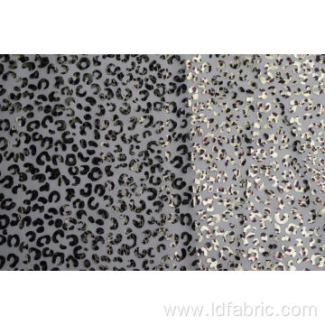 100% Polyester Leopard Pattern Mesh Fabric